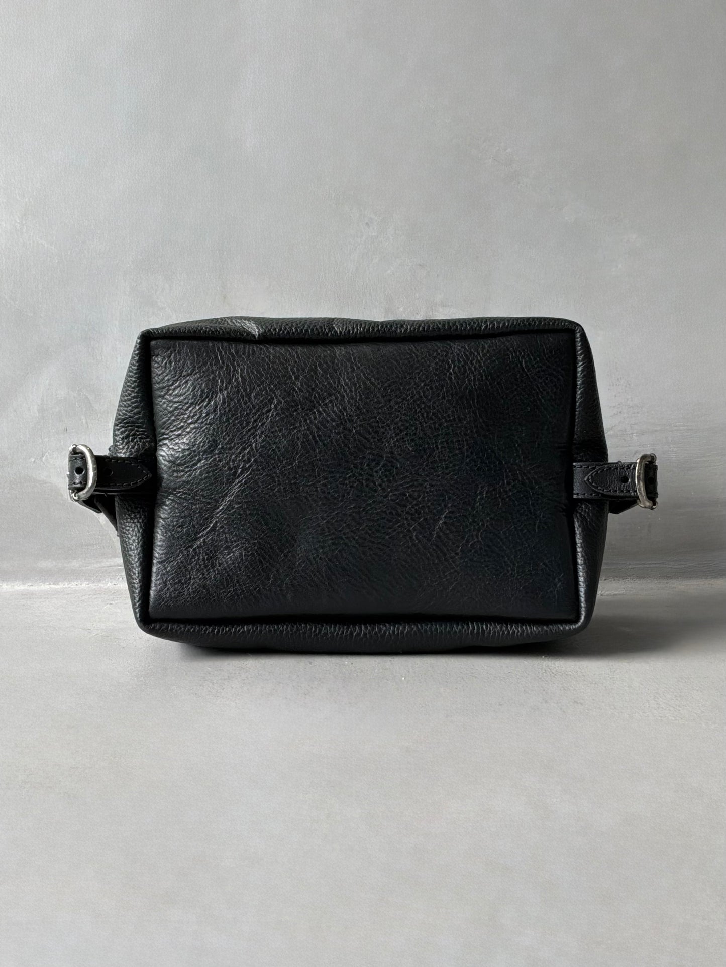 Chrome Hearts Grained Leather Clutch Bag