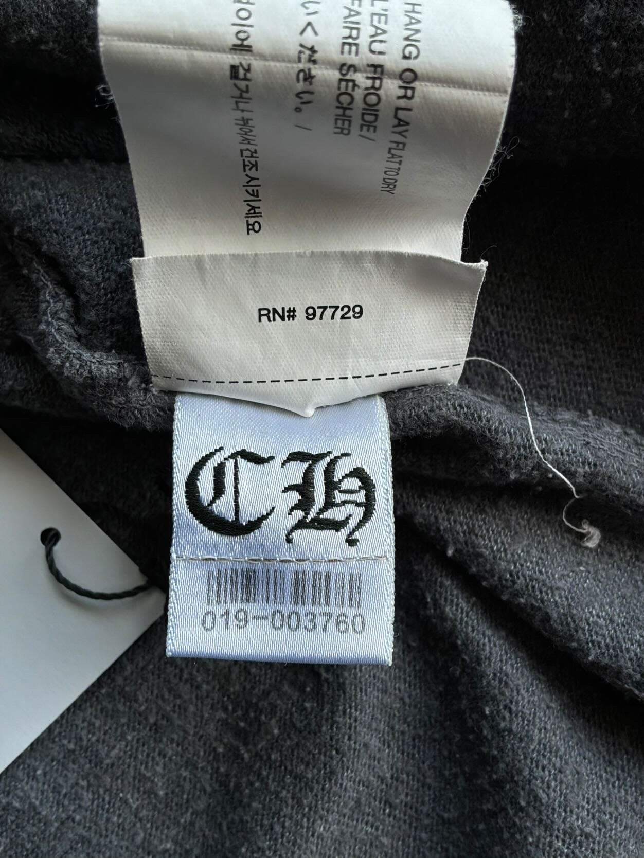 2000s Chrome Hearts T Bar Zip Hoodie