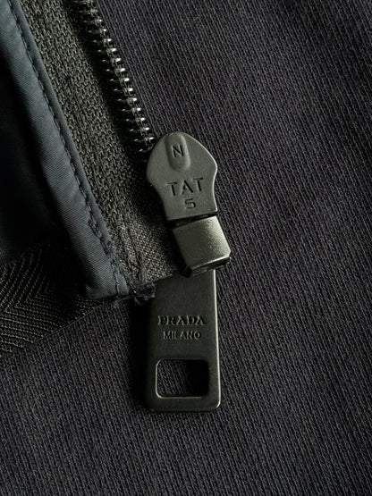 Prada Hybrid Zip Up Hoodie