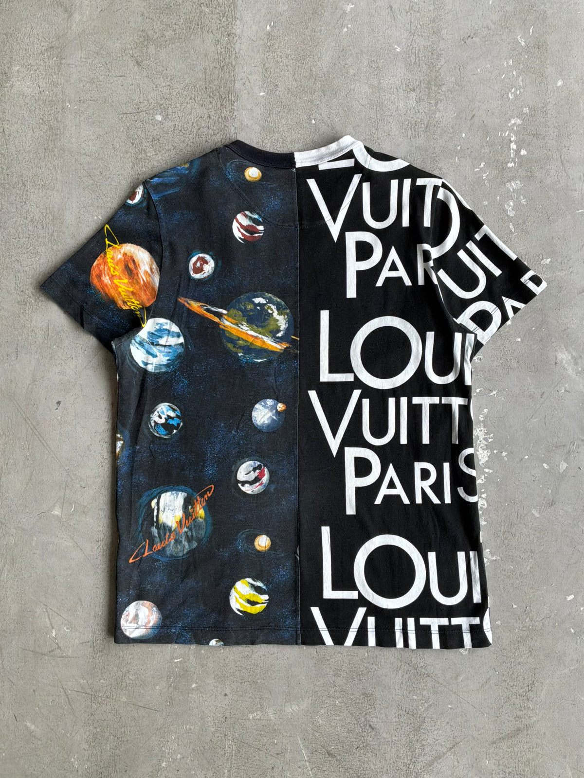 Louis Vuitton Universe Half Logo Tee