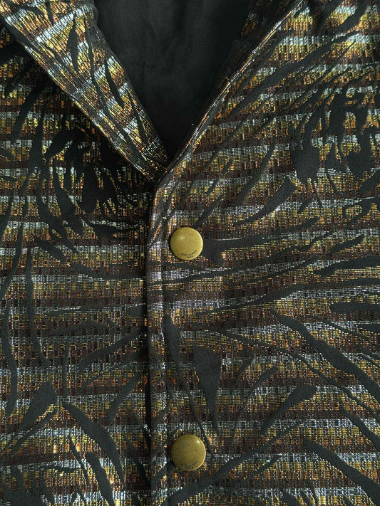 Saint Laurent Metallic Bomber Jacket