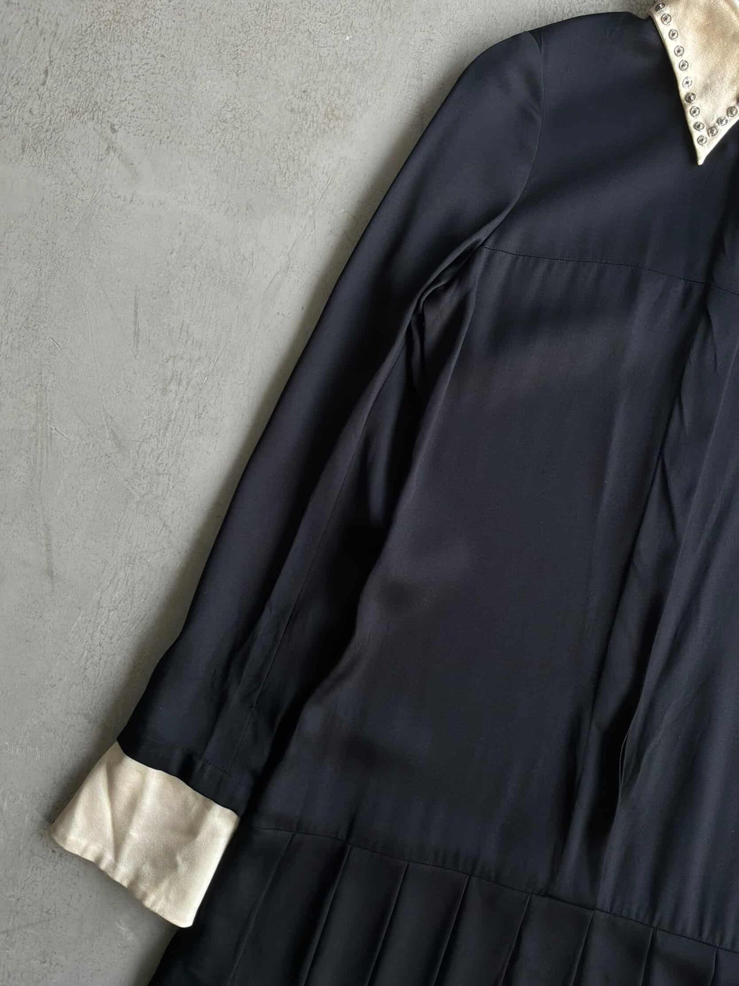 Chanel Beaded Silk Polo