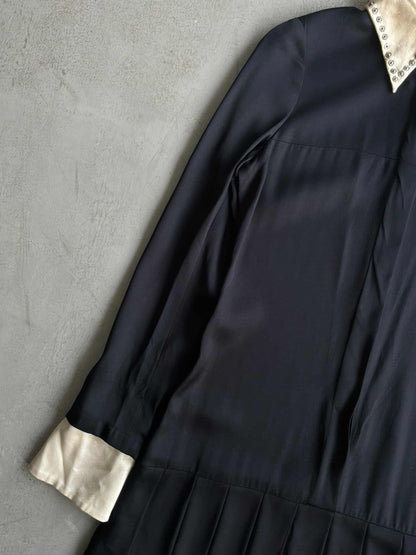 Chanel Beaded Silk Polo