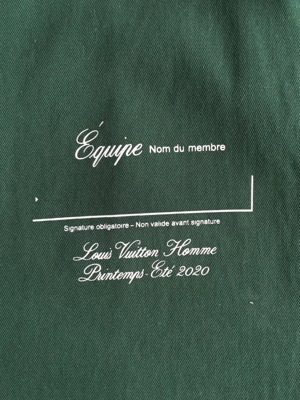 Louis Vuitton Virgil Abloh Creative Director Runway Shirt