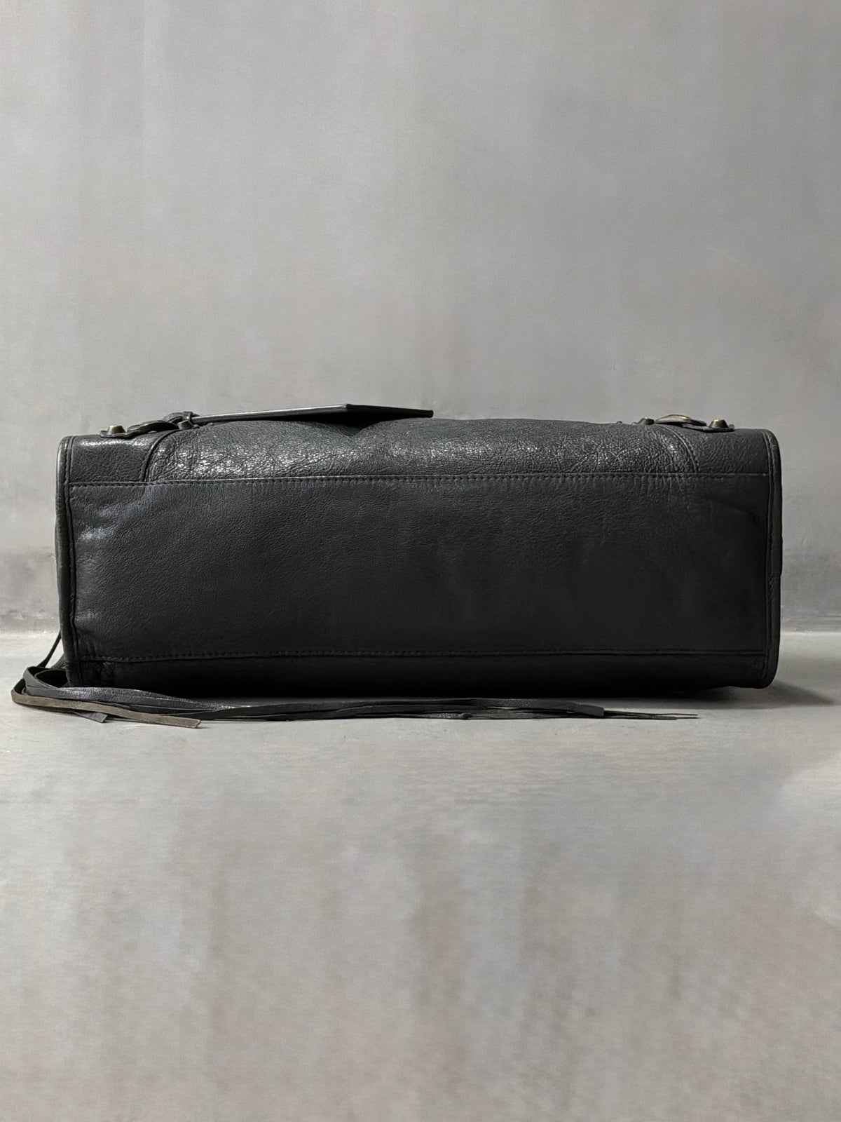 Balenciaga Classic City Gray on Brass Lambskin Bag