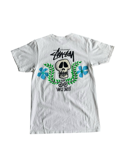 Stussy Skull Floral Tee