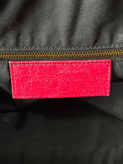 Balenciaga Large Twiggy Red Lambskin Bag