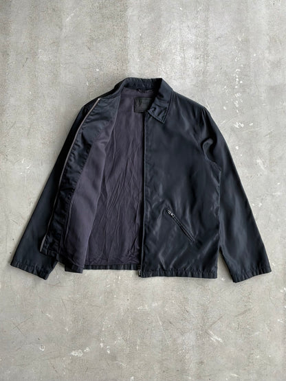 Vintage Prada Navy Nylon Harrington Jacket