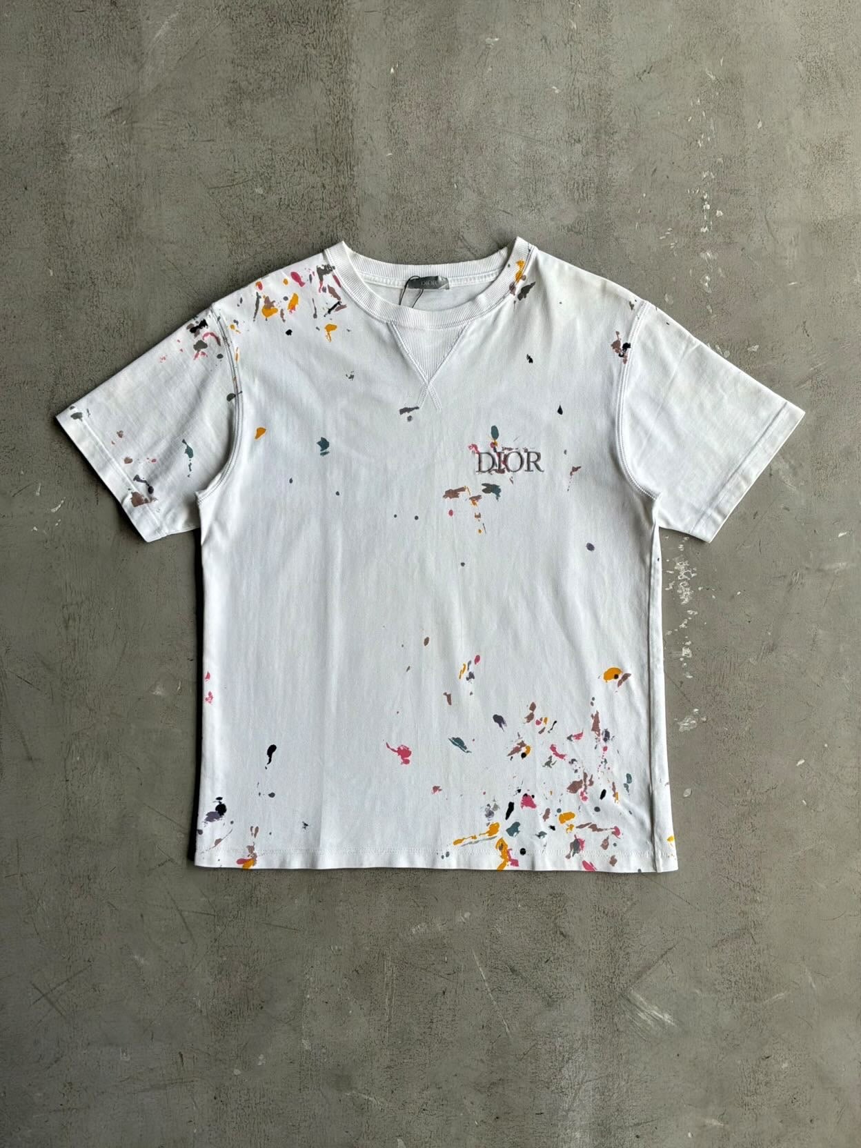 Dior Paint Splatter Tee
