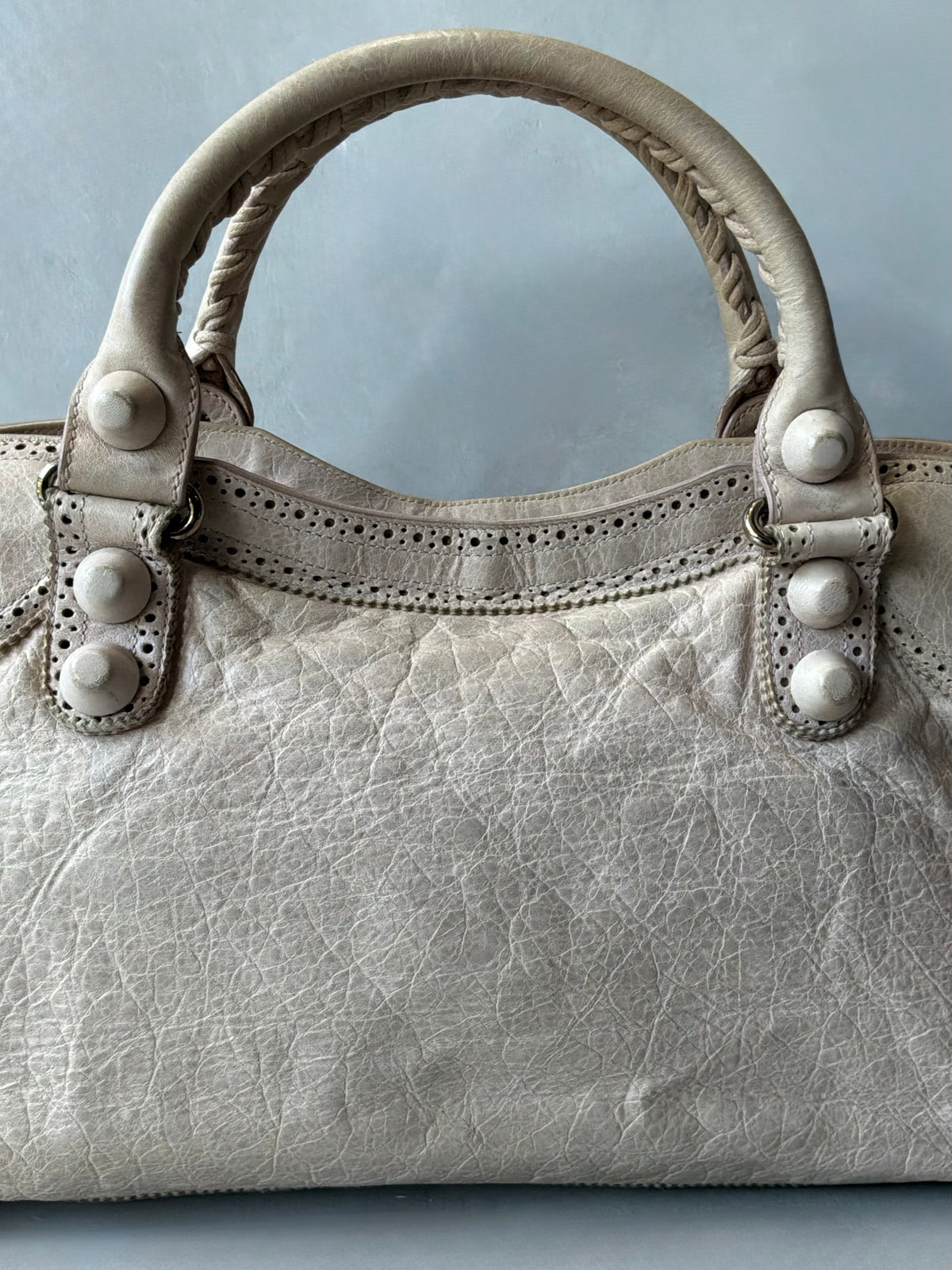 Balenciaga Classic City Light Pink on Brouges Lambskin Bag