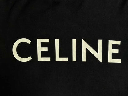 Celine Womens Script Tee