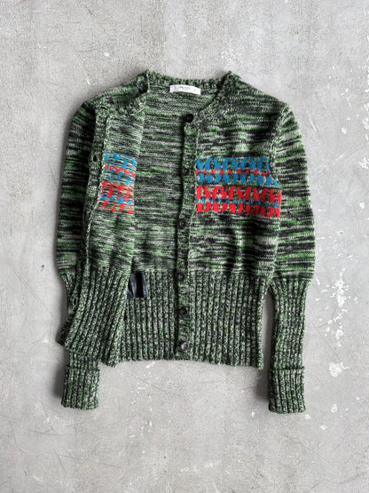 Prada Camouflage Button Knit Jacket