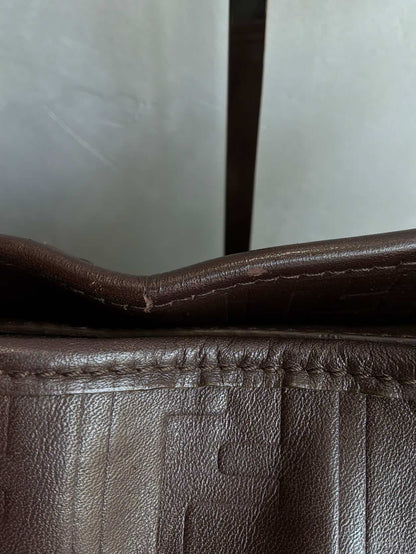 Fendi Leather Monogram Chef Bag