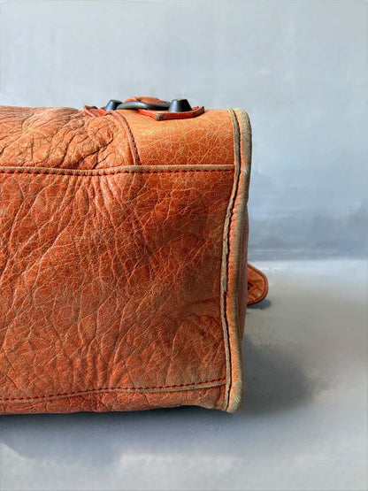 Balenciaga Classic City Orange Lambskin Bag