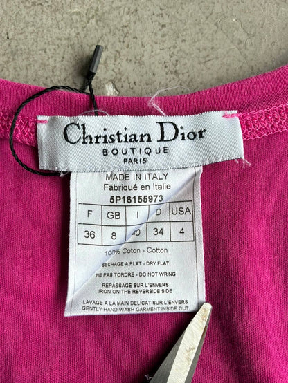 Dior Galliano Era Peace Rhinestones Tanktop