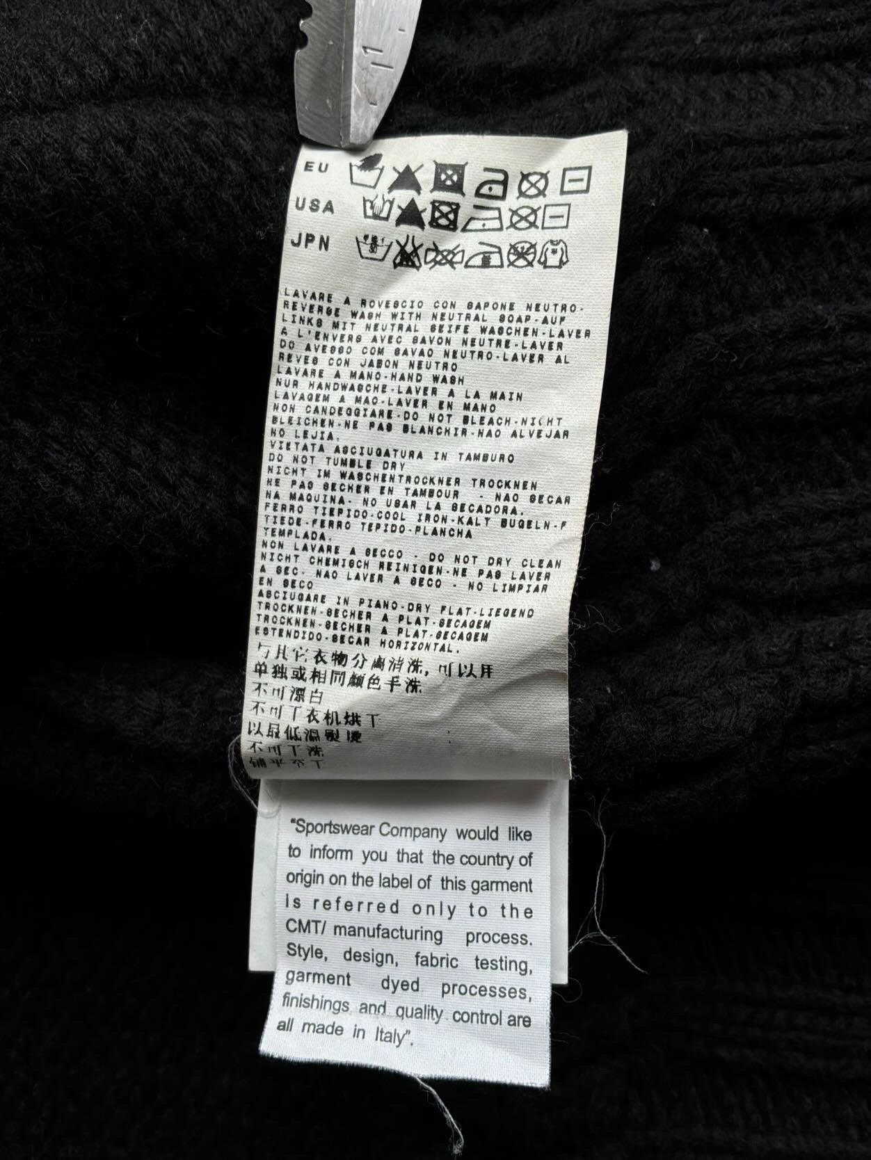 90s Stone Island Knit Zip Hoodie