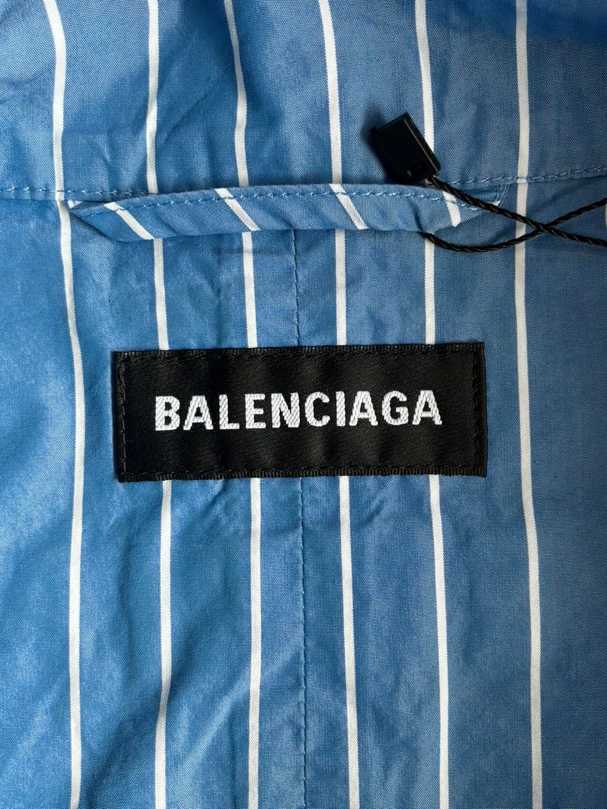 Balenciaga Stripes Oversized Track Jacket