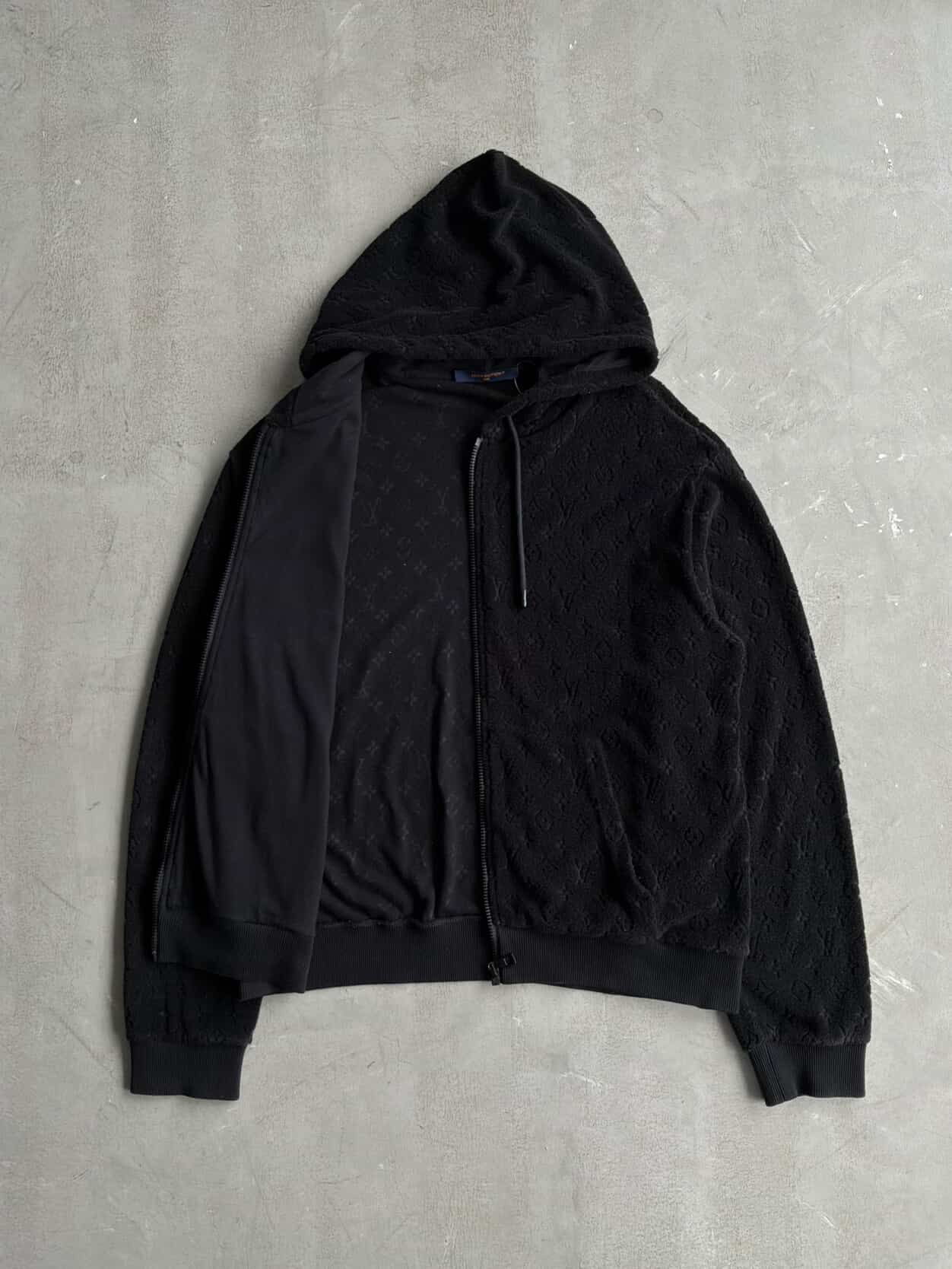 Louis Vuitton Terry Monogram Towel Zip Hoodie