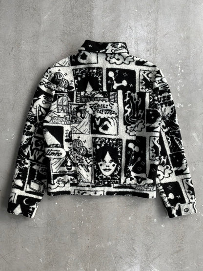 Louis Vuitton Comics Sherpa Trucker Jacket