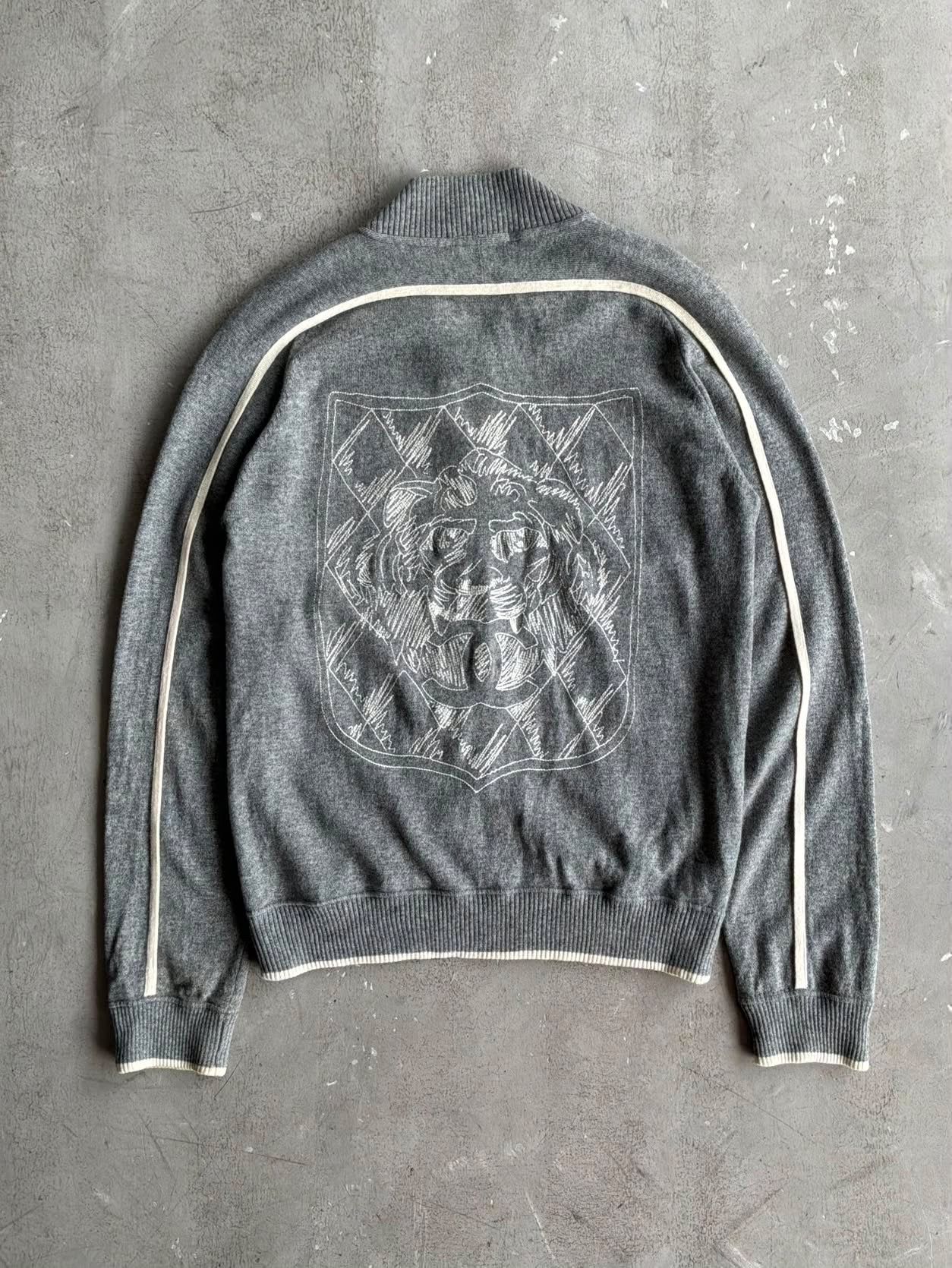 Chanel Embroidered CC Cashmere Bomber Jacket