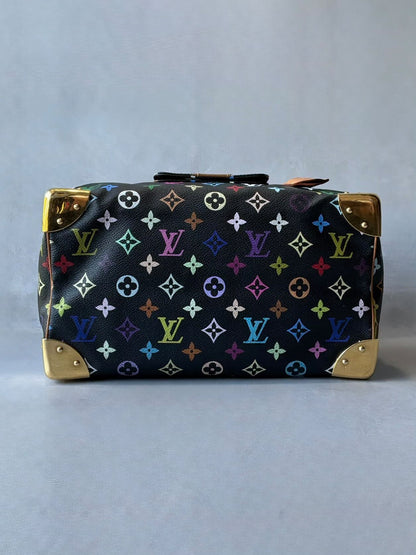 Louis Vuitton X Murakami Black Multicolor Speedy 30