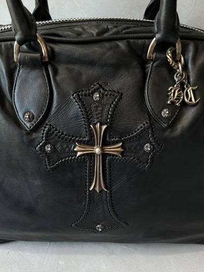 90’s Chrome Hearts Cross Embellished Bowler Bag