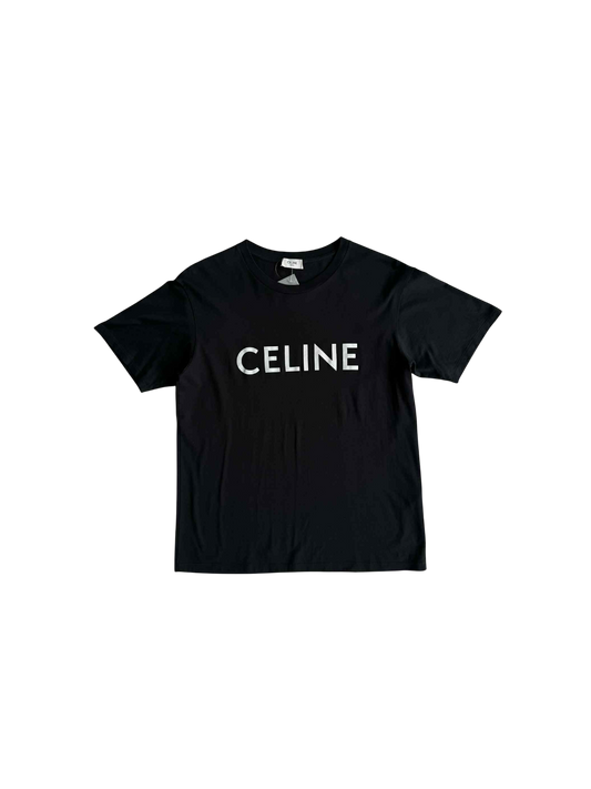 Celine spellout black shirt