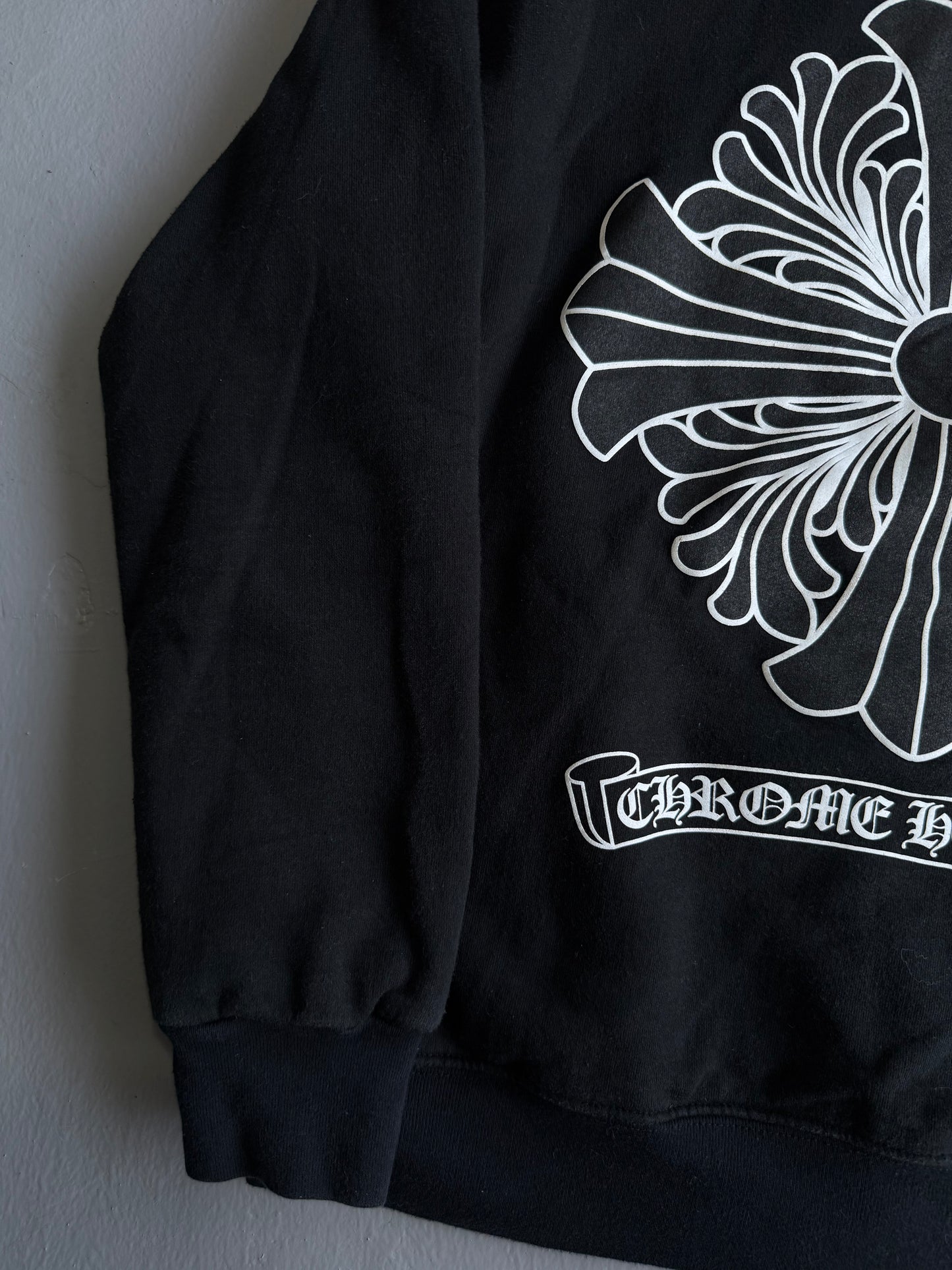 Chrome Hearts ‘Floral Plus’ Thermal Zip Hoodie