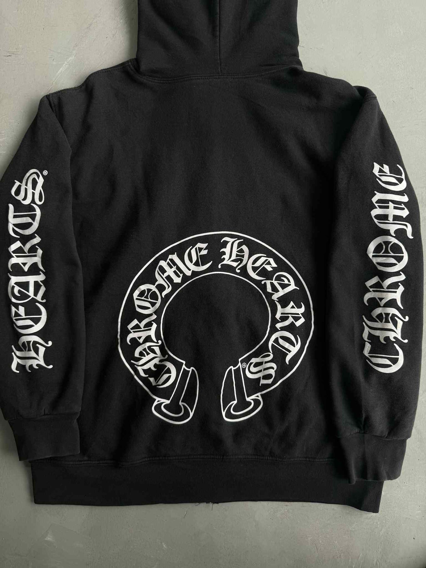Chrome Hearts Horseshoe Thermal Zip Hoodie