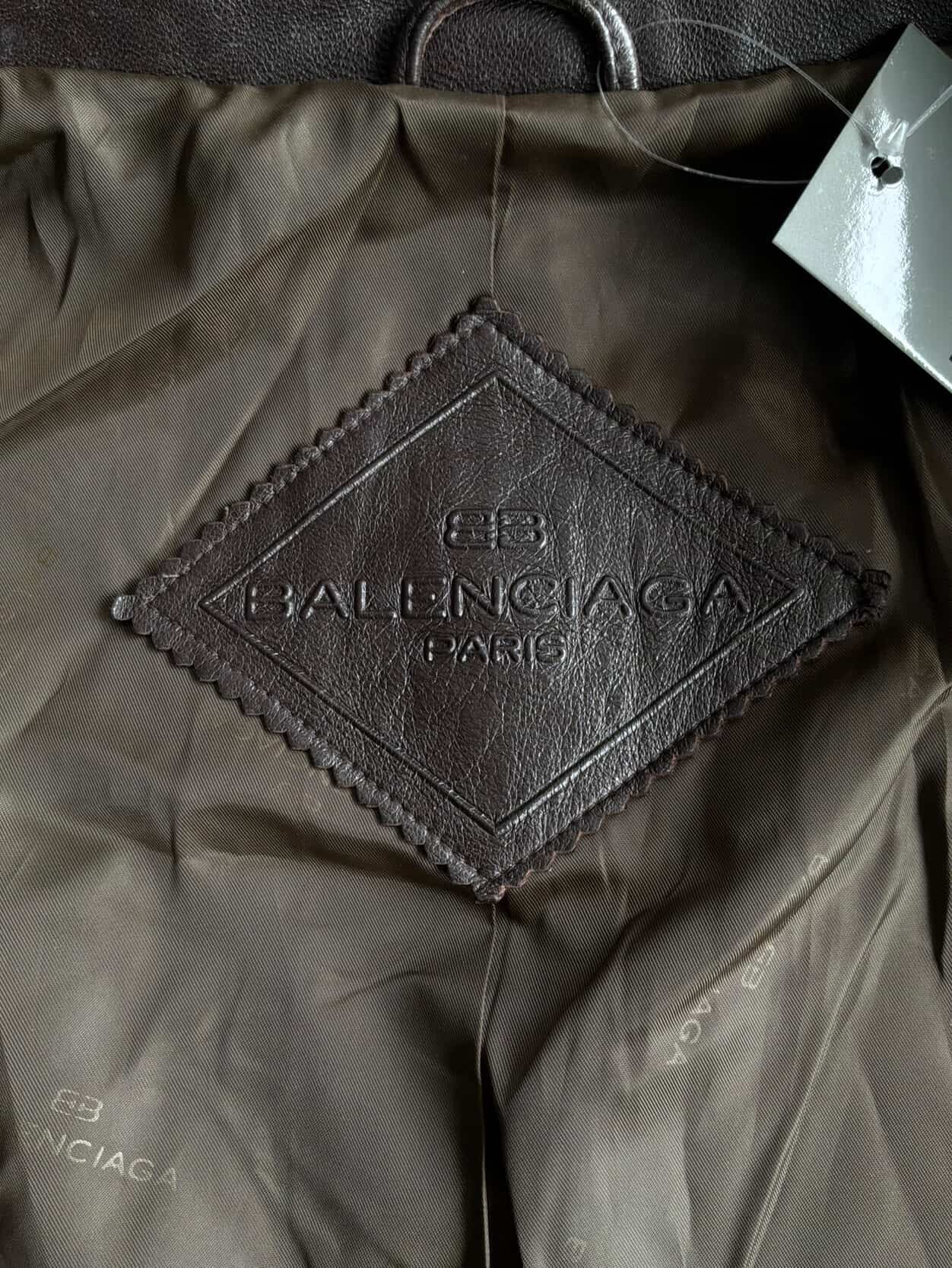 Balenciaga Vintage Leather Coat