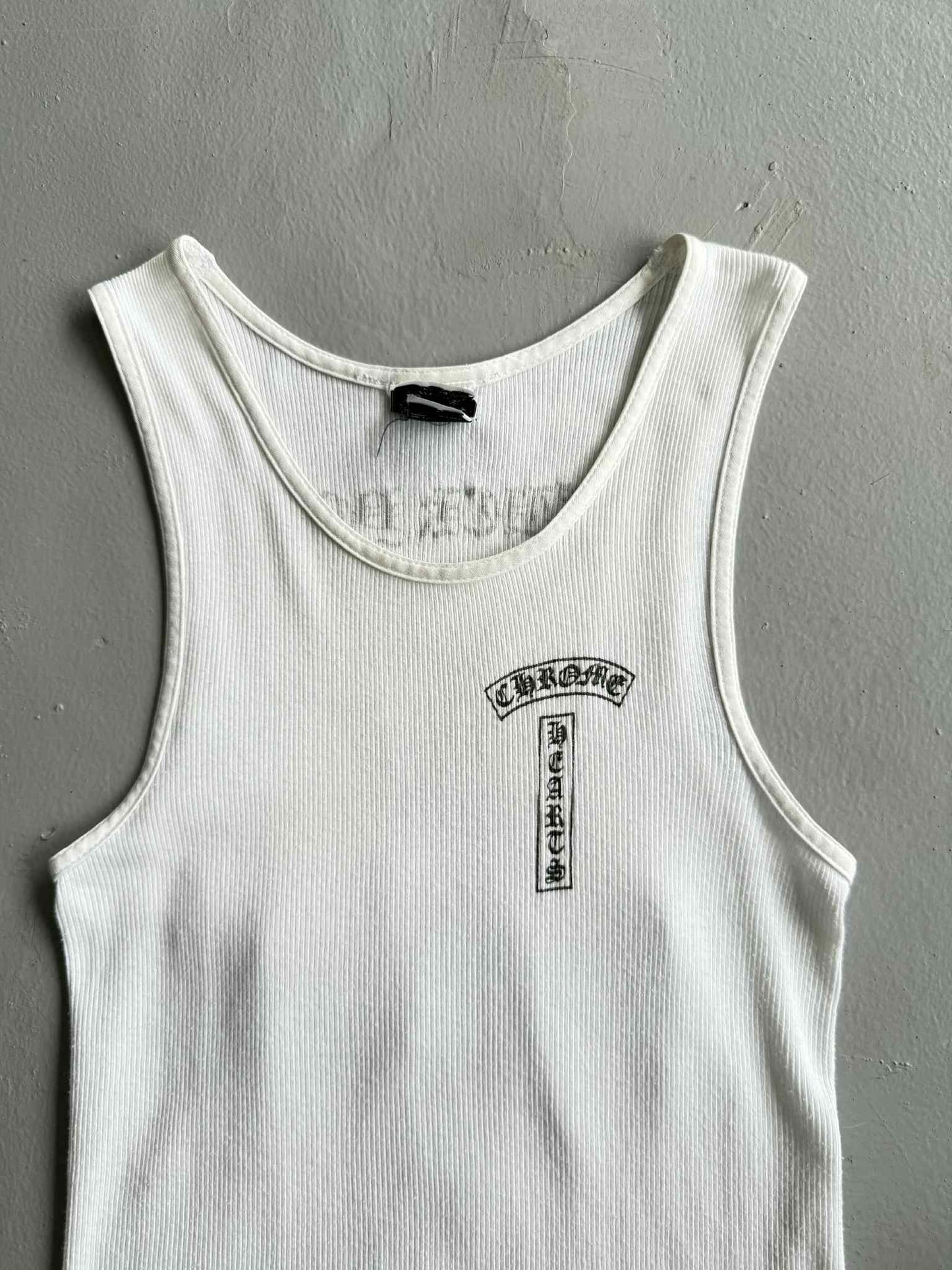 Vintage Chrome Hearts Fuckyou Cross Tank Top