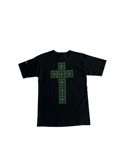 Chrome Hearts Green Cross Scroll Pocket Tee