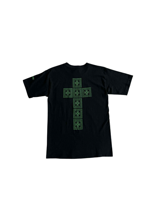 Chrome Hearts Green Cross Scroll Pocket Tee
