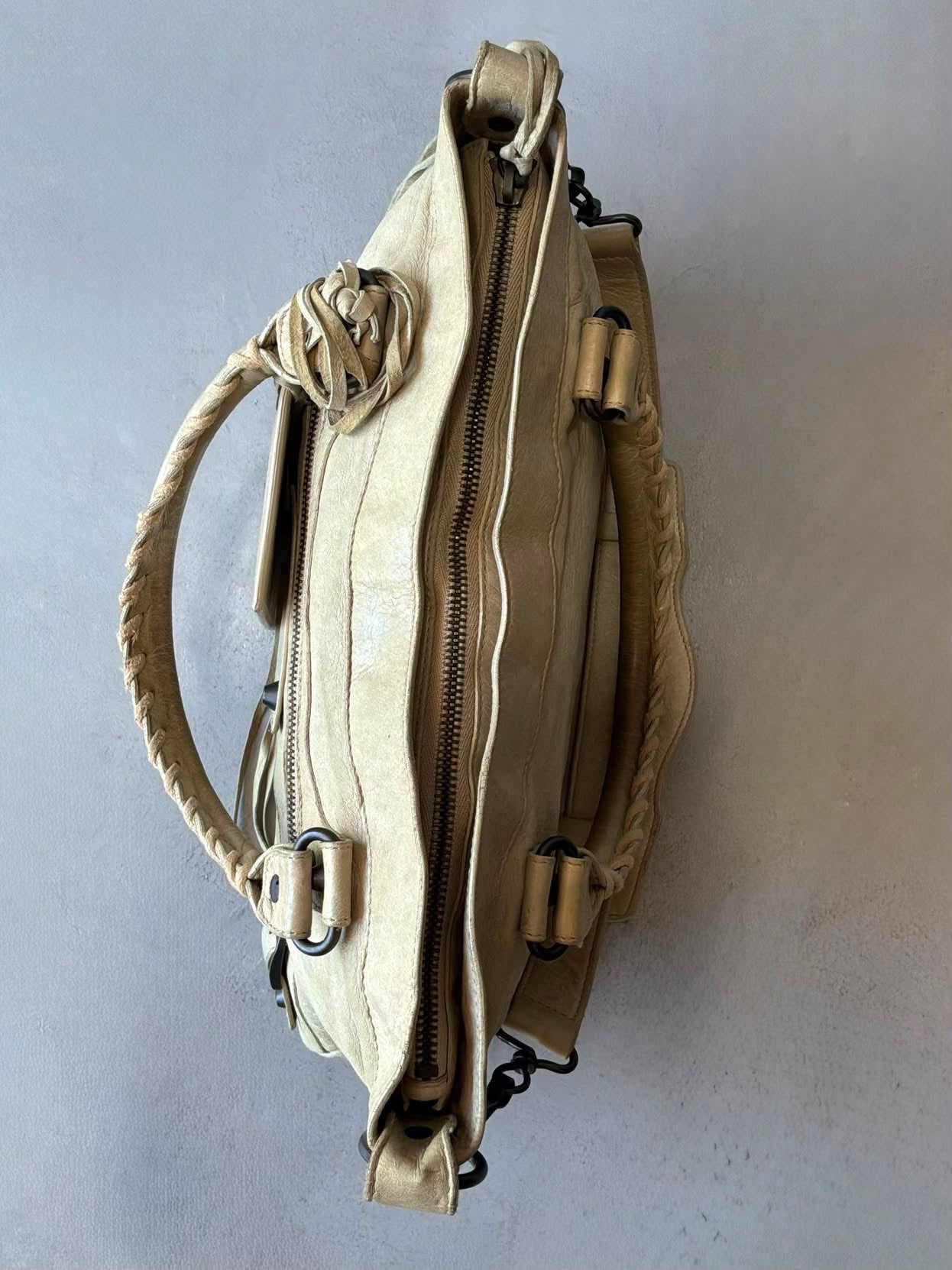 Balenciaga Le First Cream Lambskim Bag