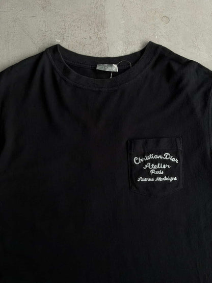 Dior Atelier Embroidered Script Mullet Tee