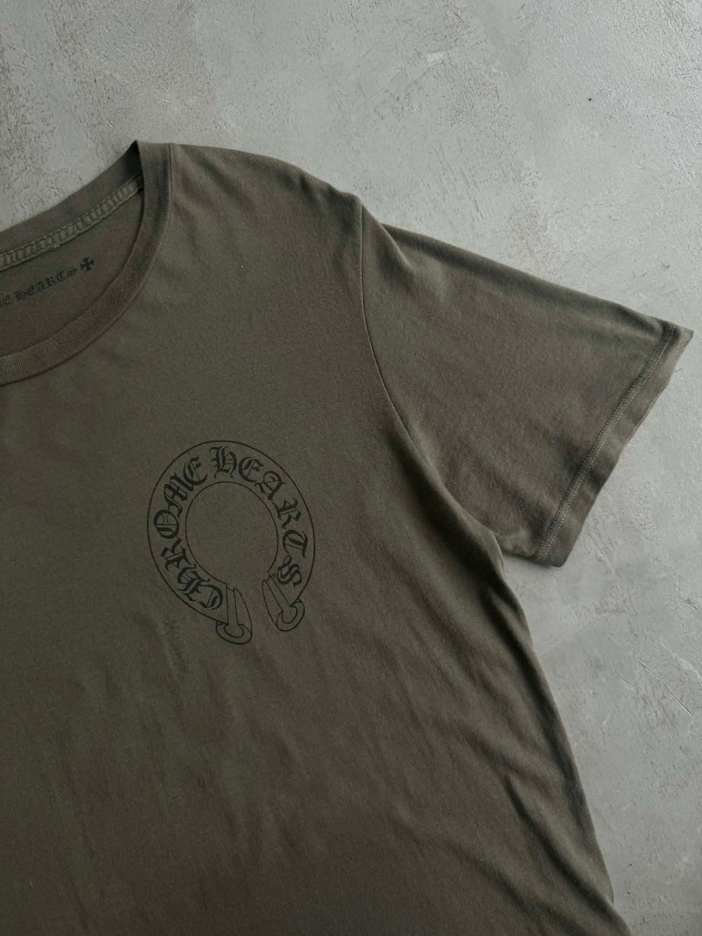 Chrome Hearts Cemetery Army Green Tee