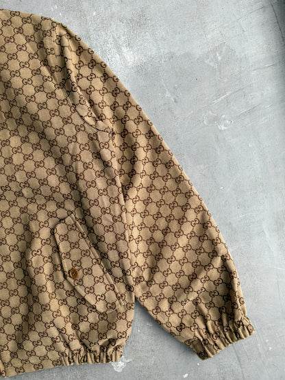 Gucci Tan Monogram Reversible Jacket