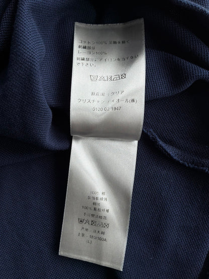 Dior Icon Logo Navy Polo Shirt