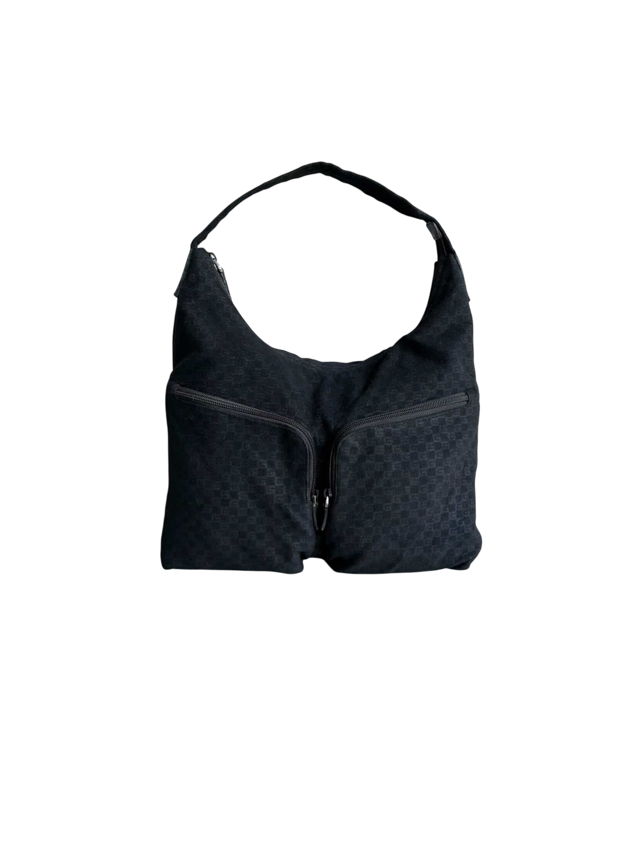 Gucci Monogram Canvass Cotton Hobo Bag