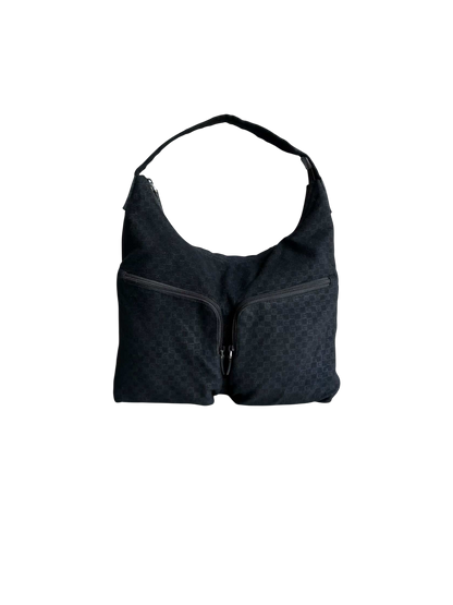 Gucci Monogram Canvass Cotton Hobo Bag