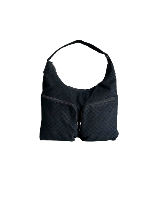 Gucci Monogram Canvass Cotton Hobo Bag