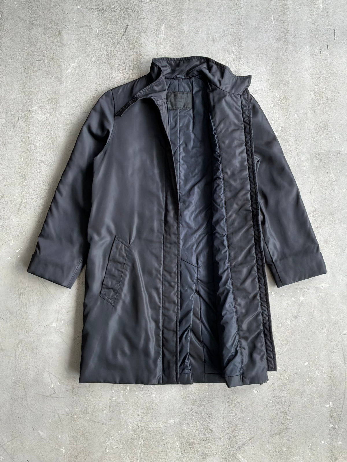 Prada Neck Back Plate Trench Coat