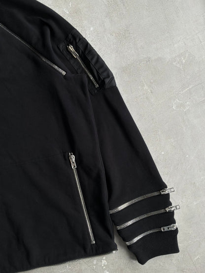 Givenchy Multizip Crewneck