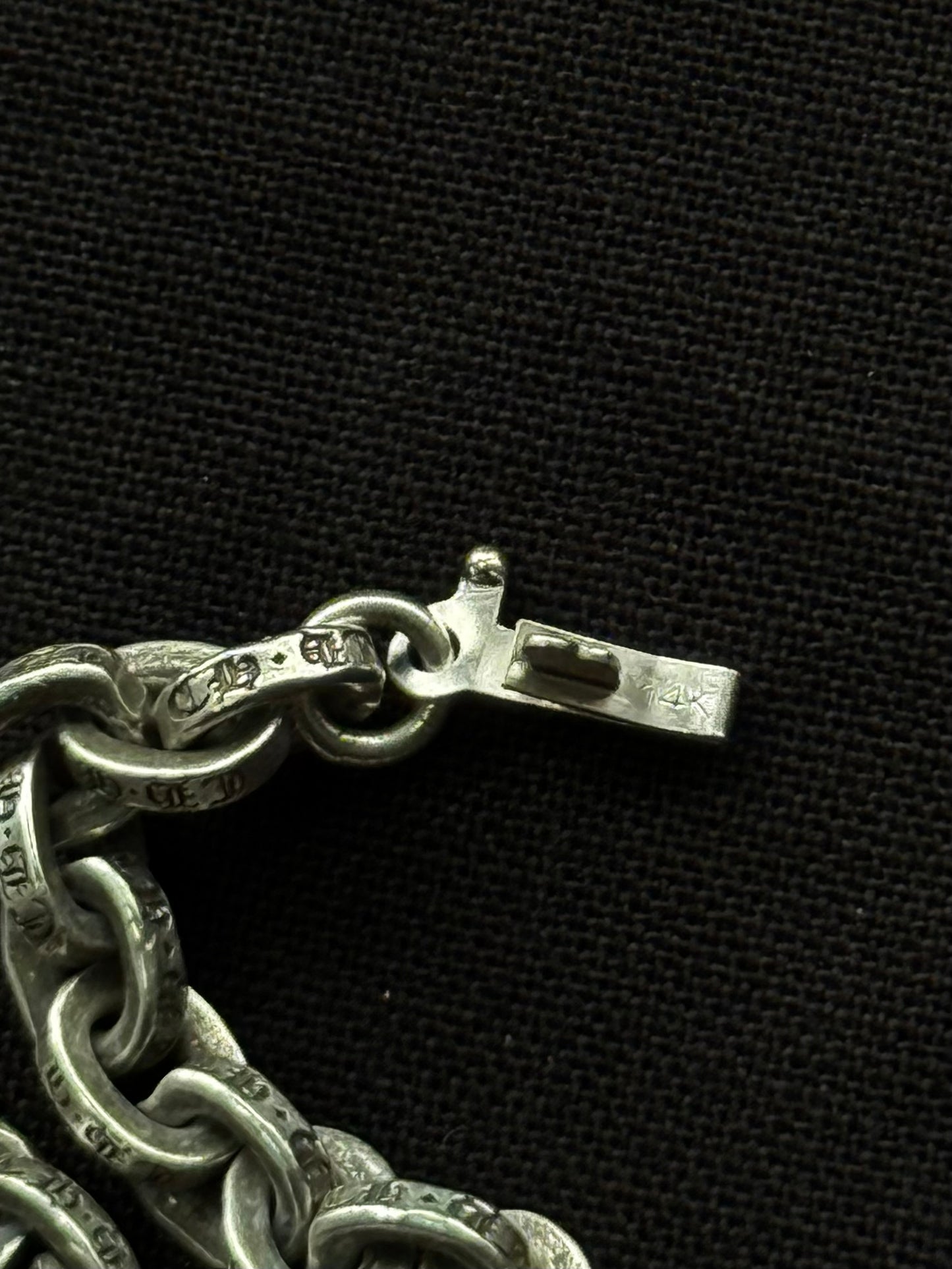Chrome Hearts 18” Paper Chain Necklace