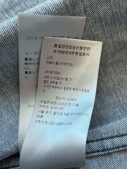 Dior Oblique Suede Denim Overshirt