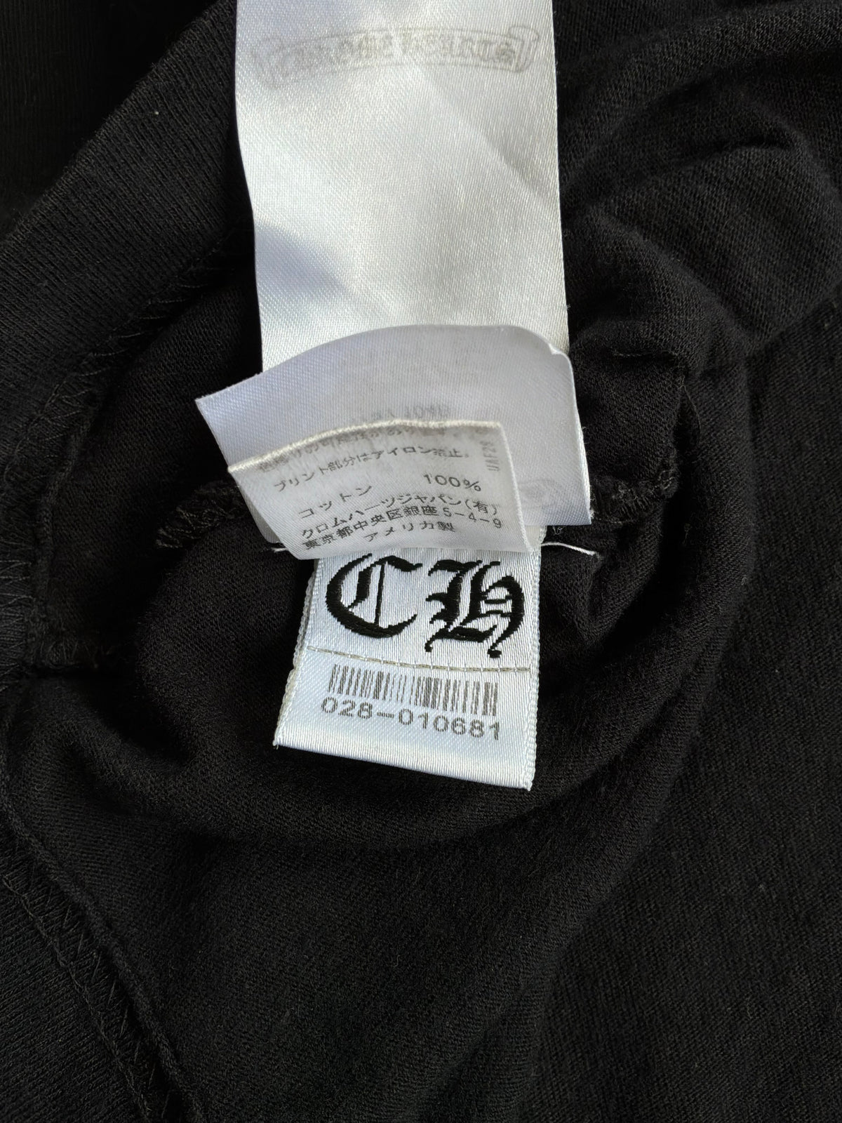 Chrome Hearts Neck Script Floral Longsleeves