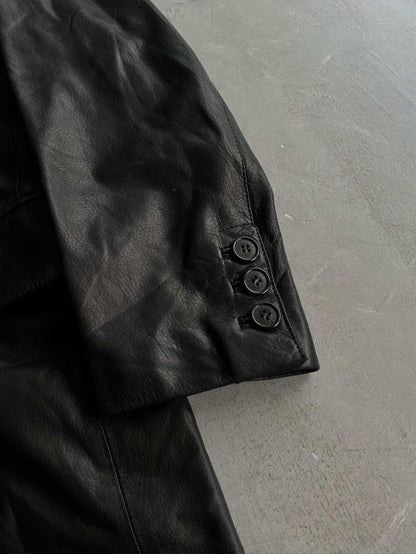 Gucci Tom Ford Era Leather Long Coat