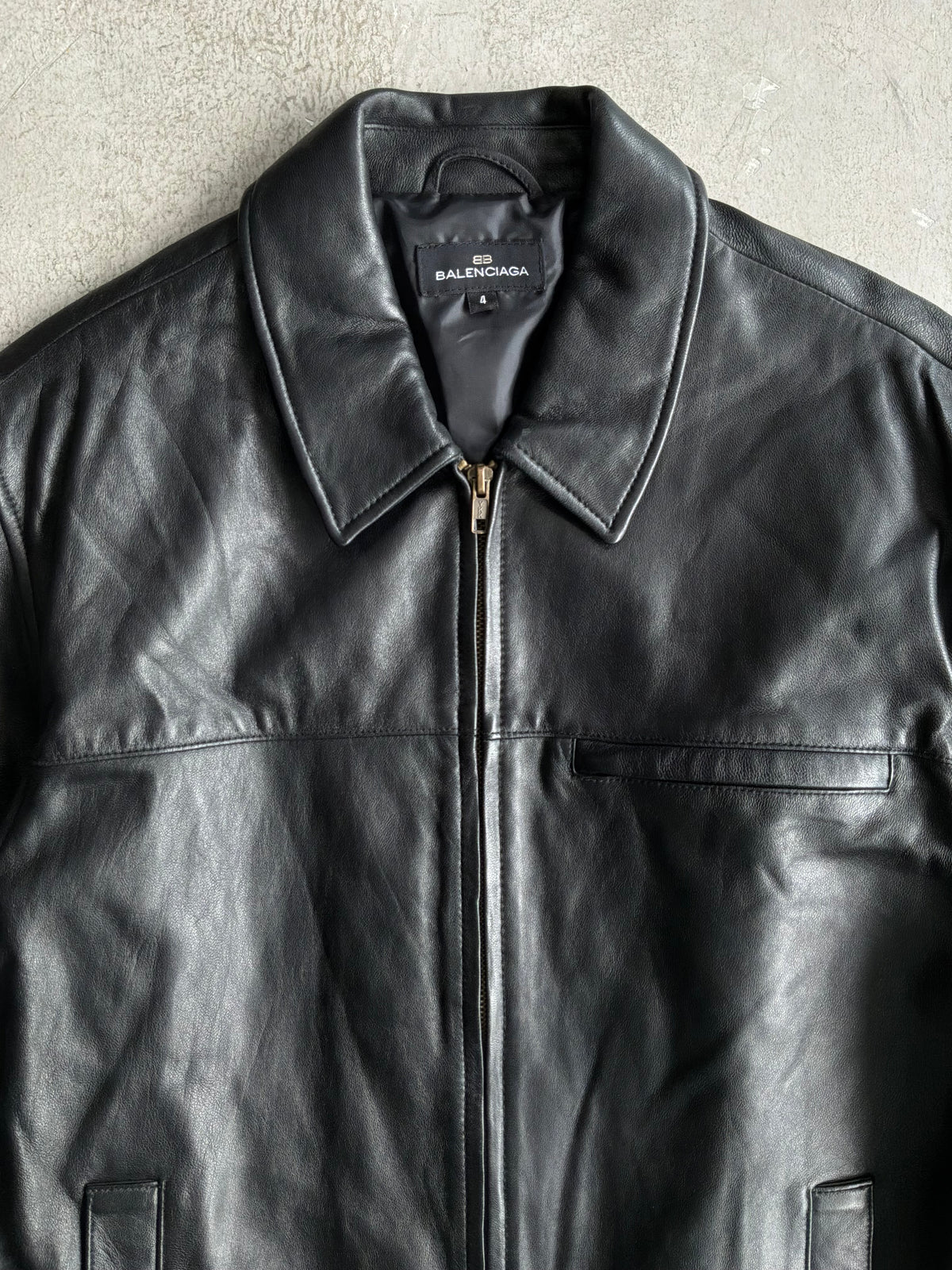 Balenciaga Harrington Leather Jacket