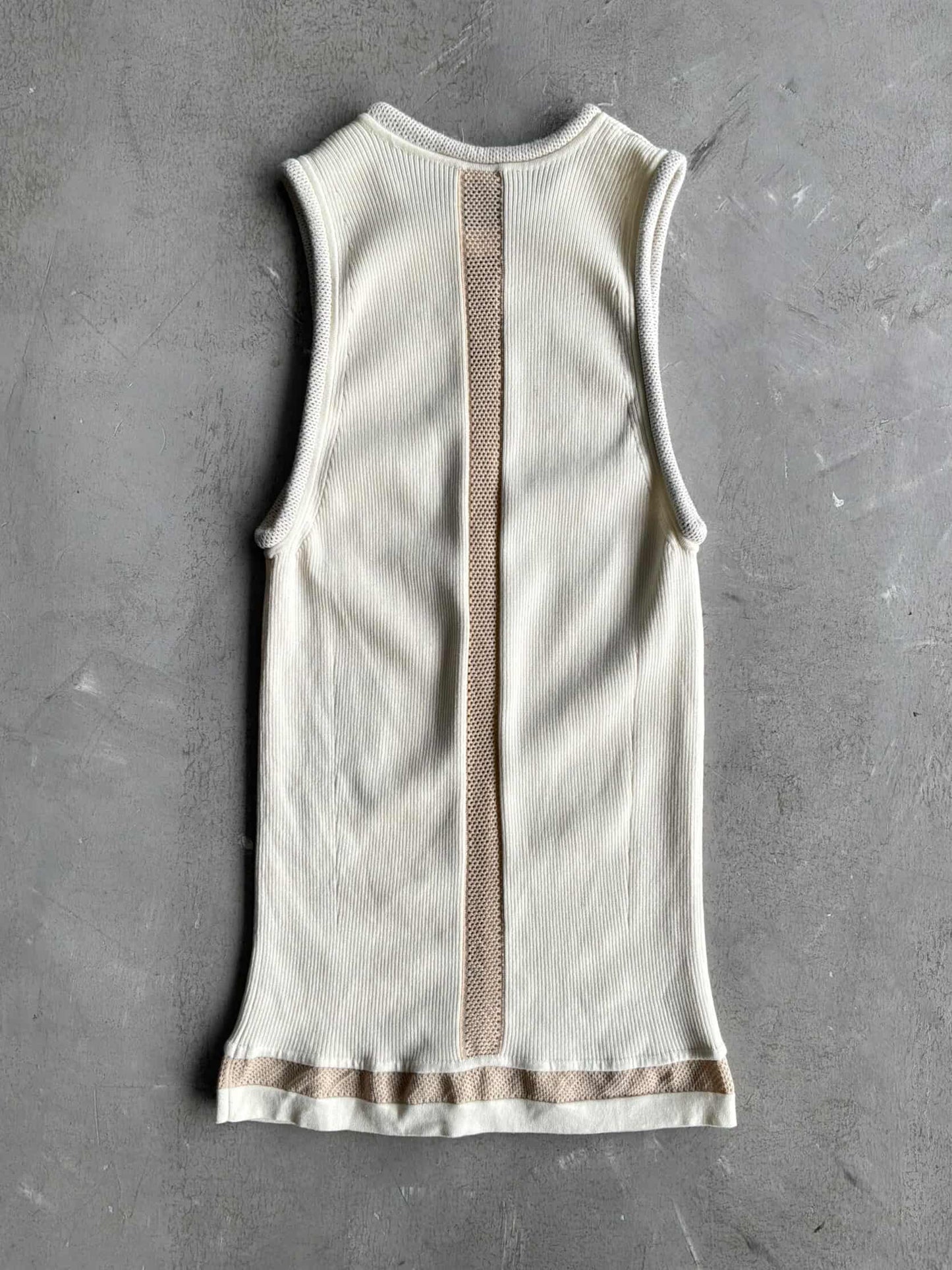 Hermes Margiela Era Perforated Thermal Tanktop