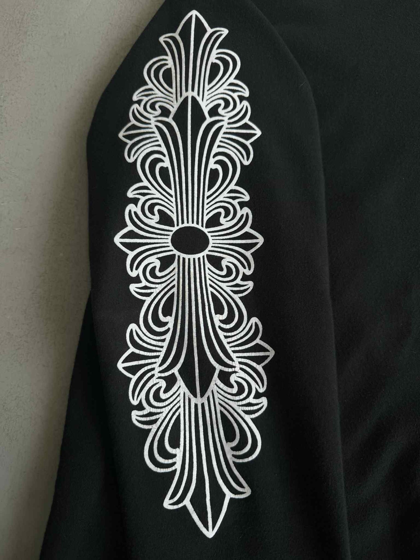 Chrome Hearts Floral Horseshoe Crewneck